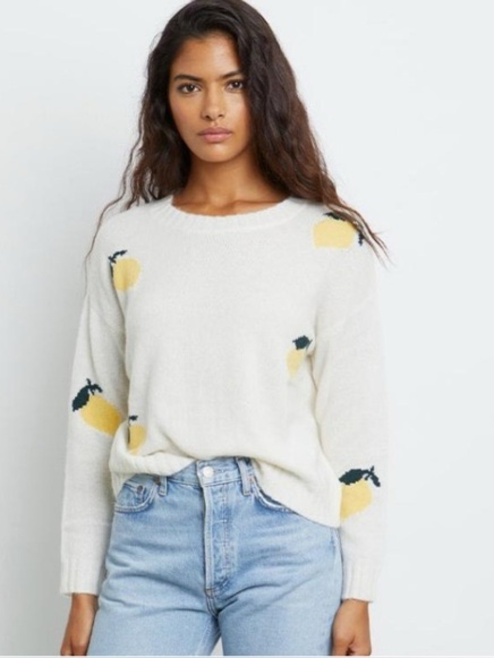 Rails Perci Sweater Lemon Print